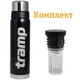 Комплект Tramp Термос 0,75 л TRC-031-black + Пробка для термосів Expedition UTRA-287 - изображение 1