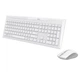Комплект беспроводная клавиатура и мышь Rapoo M8210 Bluetooth White - изображение 1