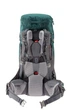 Туристический рюкзак Deuter Aircontact Lite 50 + 10-9 зелёный - изображение 3