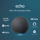 Cмарт колонка Amazon Echo 4th Gen (англійська / іспанська) Розумна акустика (Чорний) - зображення 3