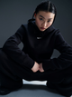 Bluza damska z kapturem ocieplana Nike W Nsw Phnx Flc Std Po Hoodie HF6839-010 L Czarna (197596372663) - obraz 7