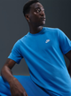 Koszulka męska bawełniana długa Nike M Nsw Club Tee AR4997-435 S Niebieska (193147811964) - obraz 5