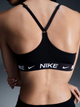 Top sportowy damski Nike W Nk Df Indy Lgt Spt Bra FD1062-010 XS Czarny (197593082145) - obraz 2