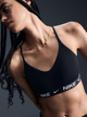Top sportowy damski Nike W Nk Df Indy Lgt Spt Bra FD1062-011 M Czarny (197595463034) - obraz 1