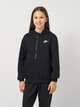 Bluza rozpinana z kapturem dziewczęca młodzieżowa Nike K Nsw Club Flc Hd Fz Ls Lbr FD3004-010 137-146 cm (M) Czarna (196607240731) - obraz 1