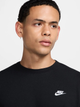 Bluza bez kaptura męska Nike M Nk Club Ft Crew FN3888-010 M Czarna (197593288769) - obraz 4