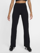 Спортивні штани жіночі Nike W Nk Df One Hr Fldovr Pant FV7848-010 L Чорні (197596801804) - зображення 1