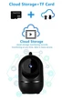 Камера видеонаблюдения CAMERA Wifi QC011 Беспроводная поворотная с инфракрасной подсветкой Белая - изображение 10