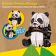Тривимірна головоломка-конструктор Cubic Fun Дикі тварини Панда (DS1181h) (6944588211813) - зображення 3