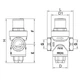 Редуктор тиску Roho R1201-050 - 1/2" ВВ, PN16 (1-5,5 бар) поршневий (RO0143) - зображення 2
