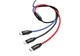 Кабель Baseus Three Primary Colors 3-in-1 Cable USB M+L+T 3.5A 1.2m Black (CAMLT-BSY01) - зображення 4