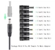 DC-DC Кабель 5V на 12V повышающий преобразователь напряжения с USB 5 вольт на 12 вольт для роутера от powerbank + комплект переходников - изображение 2