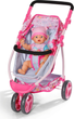 Коляска з капюшоном для ляльок BABY BORN 36 та 43 см Складана 2 в 1 Deluxe (834145) (4001167834145) - зображення 2