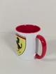 Чашка Кружка с Логотипом Ferrari F1 Team 330 мл Двух Цветная Бело Красный / Логотип с Двух Сторон Феррари - изображение 2