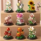 Конструктор Jihui Красные розы с пылезащитной крышкой (151 деталь). Micro Diamonds Blocks - изображение 3