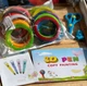 Набор детская ручка 3D Pen-6 с графическим планшетом для рисования + 100 метров пластика, Violet - изображение 8