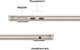 Laptop Apple MacBook Air 13.6" M4 24/512GB 2025 (MC6A4ZE/A) Starlight - obraz 6