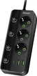 Сетевой фильтр-удлинитель Dyxon PRO-1096 5.0 м 3 розетки 2 USB-A 1 USB-C (PD) Black (DXN-1096-5M-3-B) - изображение 1