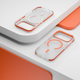 Панель Etteri Icy Mag для Apple iPhone 17 Pro Max Orange/Transparent (5907504560854) - зображення 6