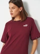 Футболка хлопковая женская Puma Essentials Graphics 68808296 XXS Ruby Shimmer (4069157161671) - изображение 4