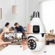 Wi-Fi камера двойная E27 Sq02 с ночным видением, датчиком движения и двусторонней связью - изображение 7