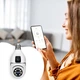 Wi-Fi камера двойная E27 Sq02 с ночным видением, датчиком движения и двусторонней связью - изображение 8