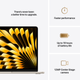 Ноутбук Apple MacBook Air 13.6" M4 16/256GB 2025 (MW0Y3T/A) Starlight - зображення 10