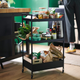 Етажерка Ikea Nissafors на колесах 50.5 x 30 x 83 см Чорна (203.997.77) - зображення 5
