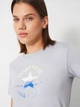 Футболка хлопковая женская Converse Chuck Patch Infill Tee 10027385-505 XS Lavender Trek с принтом (194435388328) - изображение 4