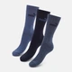 Набор женских носков высоких хлопковых Puma Elements Unisex Crew Sock 3P 94711008 35/38 3 пары Denim Blue (8720245957786) - изображение 1