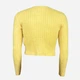 Кардиган вязаный женский Sinsay 7234J XL Желтый (5904298586794) - изображение 2