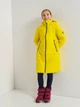 Подростковое зимнее пальто для девочки Huppa Nina 12590030-70002 146 см Желтое (4741632123878) - изображение 3