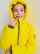 Подростковое зимнее пальто для девочки Huppa Nina 12590030-70002 146 см Желтое (4741632123878) - изображение 4