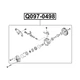 Насос гідропідсилювача Q-FIX Q097-0498 NISSAN 49110-40U15 - зображення 2