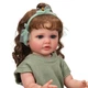 Реалистичная кукла реборн девочка София 55 см с волосами силиконовая Reborn doll как живая с бутылочкой и соской отличный подарок для ребенка - изображение 3