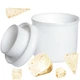Форма для сыра с поршнем Cheese master до 2 л (H140*D145) пластиковая white - изображение 1