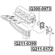 Кольцо уплотнительное катушки зажигания Q-FIX Q300-0973 GENERAL MOTORS 96351738 - изображение 3