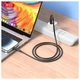 Кабель XO USB Type-C - USB Type-C (M/M), 3А, 60W, 1.2 м, Black (NB-Q265B-CC.black) - изображение 2
