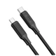 Кабель XO USB Type-C - USB Type-C (M/M), 3А, 60W, 1.2 м, Black (NB-Q265B-CC.black) - изображение 3