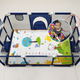 Манеж для детей IMBABY 190×129×66 см – пространство для игры, развития и безопасности - изображение 1