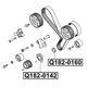 Шайба шестерні колінвалу Q-FIX Q182-0160 MITSUBISHI MD309036 - изображение 2
