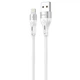 Кабель Proove Мягкий Силиконовый USB to Lightning 2.4A (2 м) white - изображение 1