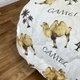Одеяло евро из верблюжьей шерсти Arda Camell wool 21429 195х215 см бежевое - изображение 3