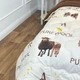 Одеяло евро открытое двустороннее из овечьей шерсти Arda Pure Wool 21447 195х215 см шоколадное - изображение 5