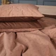 Простынь MirSon полуторная 150х220 см 17-0859 Coffee Charm Бязь (2200011863825) - изображение 5