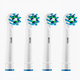 Набор насадок cross action EB50 4 шт и 3d white EB18 4 шт для электрических зубных щеток oral b pro Vitality - изображение 9