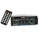 Підсилювач звуку UKC A3 Bluetooth USB SD FM MP3 AUX 2x120W стерео підсилювач потужності для колонок акустики караоке з пультом RCA аудіопідсилювач домашній музичний центр радіо дисплей підтримка флешки карт пам'яті - изображение 1