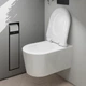 Унитаз подвесной Hansgrohe EluPura S 62025450 540 AquaHelix Flush HygieneEffect c Slim сиденьем Soft Close QuickRelease дюропласт - изображение 16