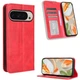 Чехол-книжка Deexe Retro Style для Google Pixel 10 / 10 Pro - Red - изображение 8