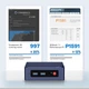 Міні ПК Beelink S12 Pro / Intel N100 / RAM 16GB / SSD 512GB / 2 х HDMI / LAN / Wi-Fi 6 / Bluetooth 5.2 / Windows 11 / Синій - зображення 3